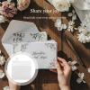 100 Pack A7 Envelopes, 7.2 x 5.3 in White Self Seal Envelopes with Self Adhesive, Printable Smooth Surface, Bulk A7 Envelopes for Invitations, Greeting Cards, Photos view 2