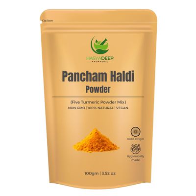 Hasyadeep Pancham Haldi Powder | Five-Type Turmeric Blend (900gm/31.75oz)