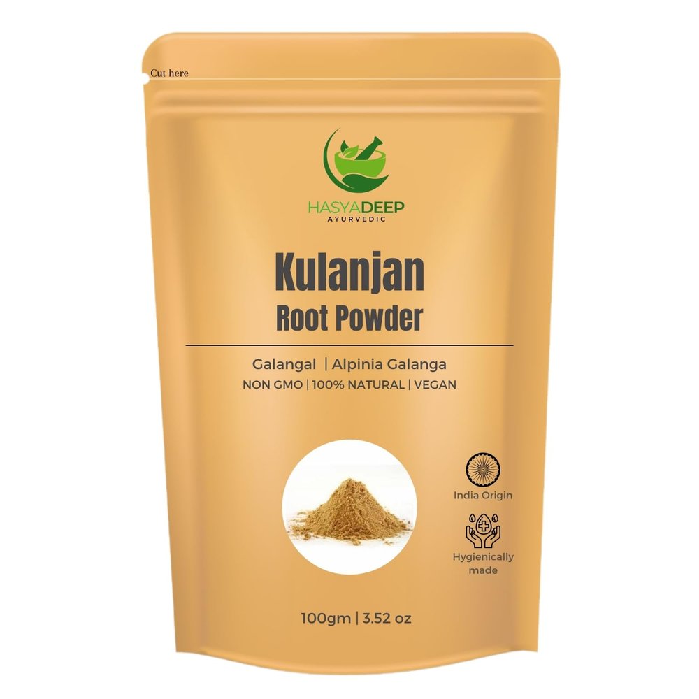 Hasyadeep Kulanjan Roots Powder | Alpinia Galanga | Galangal (50gm/1.76oz)