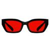 Eyekepper Cat Eye Red Lens Blue Light Blocking Glasses for Women, Black view 1