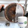 Pot Bottom Black Cleaner Film,Multi-Purpose Pot Bottom Cleaner For Removing Burnt-On Residue From Cookware,Black Cleaning Film for Cookware (1PCS) view 4