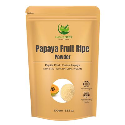 Hasyadeep Papaya Fruit Ripe Powder | Carica papaya | Papita Phal (900gm/31.75oz)