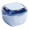 Denture Cleaning Case - False Teeth Container with Strainer Basket for Cleaning and Soaking | Portable Pp Storage Box That Keeps Dentures Secure Hygienic and Easy to Rinse view 1