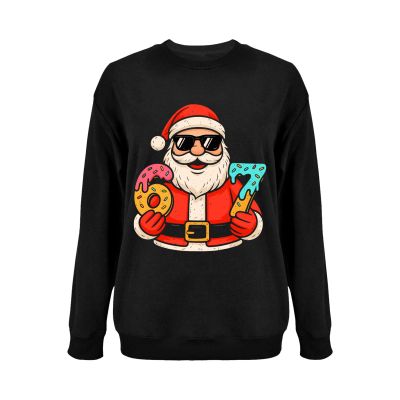 Funny Santa 67 Ices Creams Drips crewneck for men