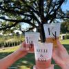 50pcs Personalized Frosted Wedding Cups - Custom Shatterproof & Disposable Acrylic Cups for Bridal Shower, Party & Reception Decor (16 oz) view 1