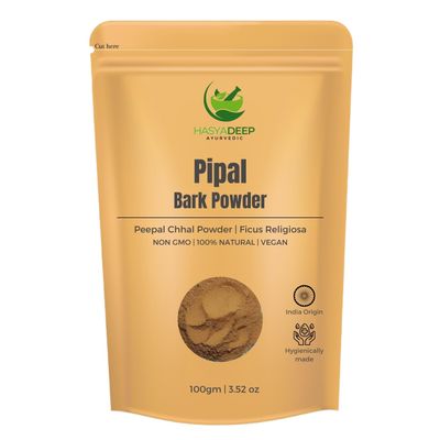 Hasyadeep Pipal Bark Powder | Ficus religiosa | Peepal Chhal (450gm/15.87oz)