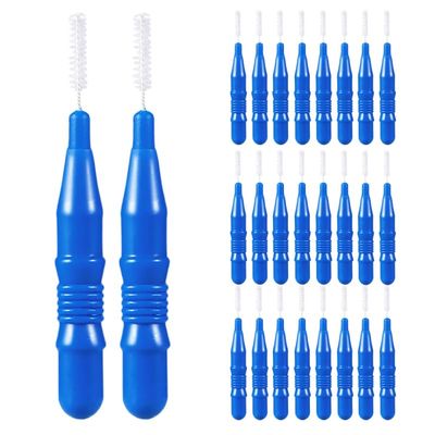 ARTIBETTER 50-Pack Interdental Brushes 1.96-in Oral Care Tool with Deep Cleaning Bristles for Teeth and Health