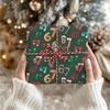 67 Wrapping Paper, Funny 67 Meme Christmas Gift Wrap Paper Roll - 20 Inches Wide, Tear-Resistant Holiday Wrapping Paper for Birthdays, Parties, and DIY Crafts (Green) view 4