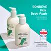 SONREVE Kids Body Wash, pH-Balanced Gentle Cleanser for Childrens Delicate Skin, Low-Irritation Formula with Plant-Derived Ingredients, Dermatologically Tested & Dermatest EXCELLENT, 290ml view 2