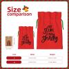 Ouyniei Not Slim Kinda Shady Christmas Gift Bag Santa Bag With Drawstring view 4