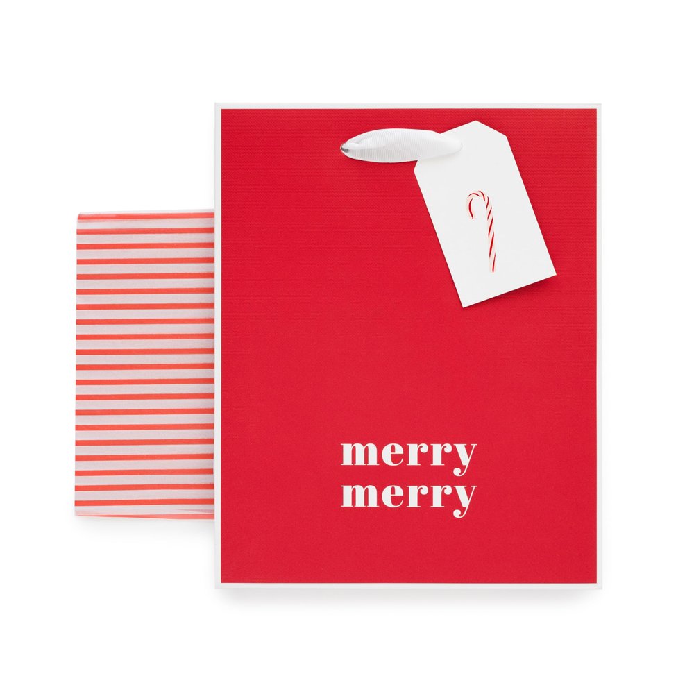 Sugar Paper Merry Merry Gift Bag Set