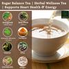 KRIHAN Sugar Balance Herbal Tea 75+ Cups | Organic Loose Leaf Blend with Gymnema & Fenugreek | Caffeine-Free Wellness Collection | 5.29 oz (150 g) view 3