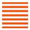 100 Burnt Orange White Stripe Cocktail Napkins 3 Ply Disposable Paper Napkins Party Beverage Bulk Tableware Supplies Fall Thanksgiving Events view 1