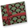 Beautiful Spooky Mothman Christmas Wrapping Paper, Gothic Cryptid Creature Gift Wrap, Artistic Moth Victorian Horror Decor (Green, 6 foot x 29 inch roll) view 3