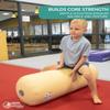 Air Bolster Mini, 12-in Diameter, Biege | Inflatable Sensory Roller for Kids | Core Strength, Balance & Motor Skills Development | Active Play & Clinic Equipment | Includes Pump view 4