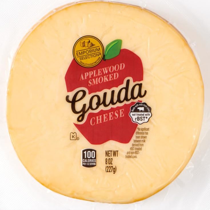Applewood smoked gouda cheese