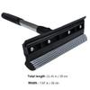 VINTORKY Double-Sided Window Squeegee with Rubber and Microfiber Scrubber Water Scraper for Car Windshield and Home Glass Cleaning Tool view 2
