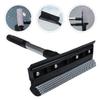 VINTORKY Double-Sided Window Squeegee with Rubber and Microfiber Scrubber Water Scraper for Car Windshield and Home Glass Cleaning Tool view 3