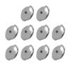 10Pcs/Pack Fashionable Disc Coppers Ear Plugs Distinctive Disc Coppers For Fashion Enthusiasts Stylish Ear Tunnels view 1