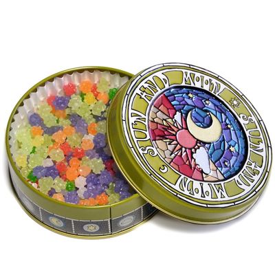 HOSHINOUTAGE Konpeito Japanese Star Sugar Candy Sun & Moon 3.52oz [100g] Colorful Crystal Candy, Traditional Japanese Sweet Gift