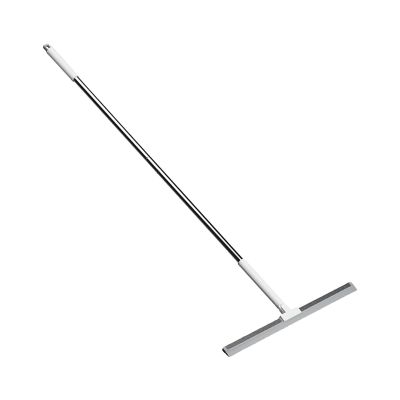 WEISUYUUS Silicone Scrubber Broom for Bathroom Floor Squeegee 36cm Width Heavy Duty Home Tool with Ergonomic Handle