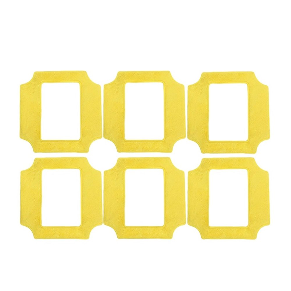 Universal Window Cleaning Robot Mop ClothCompatible For PureoboW-S3 S4 S3S S5 Mop Cloth Square Clean Wipes For Window Cleaner Part(6pcs)