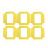 Universal Window Cleaning Robot Mop ClothCompatible For PureoboW-S3 S4 S3S S5 Mop Cloth Square Clean Wipes For Window Cleaner Part(6pcs) view 1