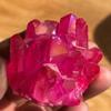 Stone Red Titanium Rainbow Halo Lemuria Quartz Cluster Crystal Point(1pcs) view 2