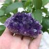 100-120g Stone deep Amethyst Quartz Crystal Cluster Ornaments view 3
