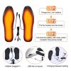 1 Pair Customizable Heated Insoles Electric Heating Foot Warmer USB Shoe for Indoor Warmth USB Shoe Foot Warmer Pad Winter Sock Mat view 2