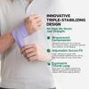 Adjustable Wrist Brace for Pain Relief, Carpal Tunnel & Tendonitis Support Ergonomic Compression, Breathable & Anti-Slip Design, Fits Left & Right Hand, Ideal for Sports, Gaming & Office Use Green view 4