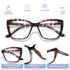ORANZI Reading Glasses for Women, 1.00 Fashion Oversized Blue Light Readers view 4