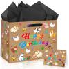 Woosytoo Large Farm Animal Birthday Gift Bag with Card & Wrapping Paper view 1