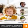 Disposable Plastic Sporks Bulk 2000 Pack, White Spork Utensils for Restaurant Supply, Takeout, Food Truck, Camping, Catering & Party view 4