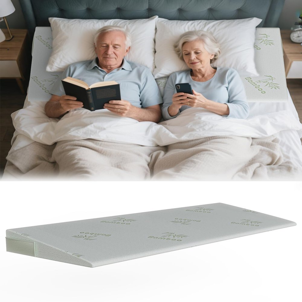 GIVANLEE King Size Wedge Pillow for Acid Reflux Relief,Mattress Wedge,6" H