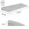GIVANLEE King Size Wedge Pillow for Acid Reflux Relief,Mattress Wedge,6" H view 3