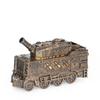 300ML Vintage Steam Train Aromatherapy Essential Oil Diffuser, Cool Mist Quiet Aromatherapy Diffuser with Dual Mist and LED Light, Air Diffusers for Home&Office (Bronze) view 2