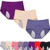 Incontinence Underwear Women, Leak-Proof Underwear, Incontinence Panties Protector Undies, Reusable & Washable (3PCS-E,Medium) view 1