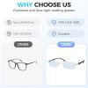 2026 Upgraded self adjusting glasses, Fashion Semi Rimless Glasses for Office, Auto Focus Glass Self (4pcs) view 3