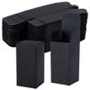 BENECREAT 50 Pcs Paper Gift Box, 2x2x4 Inch Black Rectangular Cardboard Boxes for Birthday Favor, Party Favor and Valentine's Day Favor Packaging view 1