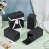 BENECREAT 50 Pcs Paper Gift Box, 2x2x4 Inch Black Rectangular Cardboard Boxes for Birthday Favor, Party Favor and Valentine's Day Favor Packaging view 4
