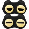 2PCS Cute Eye Mask for Sleeping - Soft Lightweight Eye Cover with Adjustable Strap, Funny Eyeshade Covers, Sleeping Mask for Blindfold Game view 1