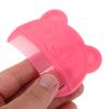 Abaodam 4pcs Baby Hair Combs Plastic Cute Bear Shaped Cradle Cap Comb for Infant And Newborn Home And Travel Use view 4