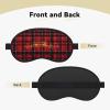 School Bus Driver Heartbeat Polyester Satin 3PCS Blackout Sleep Mask Adjustable Strap Men Women Comfortable Eyeshade Night Travel1 view 2