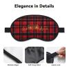 School Bus Driver Heartbeat Polyester Satin 3PCS Blackout Sleep Mask Adjustable Strap Men Women Comfortable Eyeshade Night Travel1 view 3