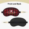 911 Dispatcher Heartbeat Polyester Satin 3PCS Blackout Sleep Mask Adjustable Strap Men Women Comfortable Eyeshade Night Travel5 view 2