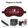 911 Dispatcher Heartbeat Polyester Satin 3PCS Blackout Sleep Mask Adjustable Strap Men Women Comfortable Eyeshade Night Travel5 view 3