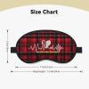 911 Dispatcher Heartbeat Polyester Satin 3PCS Blackout Sleep Mask Adjustable Strap Men Women Comfortable Eyeshade Night Travel5 view 4