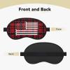 USA America Flag Mechanic Wrench Polyester Satin 3PCS Blackout Sleep Mask Adjustable Strap Men Women Comfortable Eyeshade Night Travel5 view 2