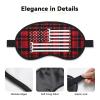 USA America Flag Mechanic Wrench Polyester Satin 3PCS Blackout Sleep Mask Adjustable Strap Men Women Comfortable Eyeshade Night Travel5 view 3